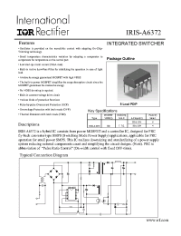 Datasheet STR-A6372 manufacturer IRF