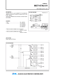 Datasheet M57147AU-01 производства Isahaya