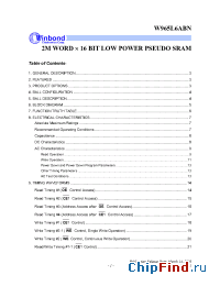 Datasheet W965L6ABN70 производства ISD