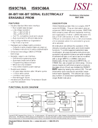 Datasheet IS93C86A-2GRI manufacturer ISSI