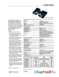 Datasheet CCM02-2503 производства ITT