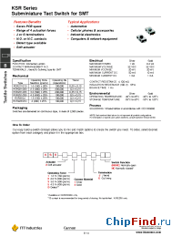 Datasheet KSR221J производства ITT