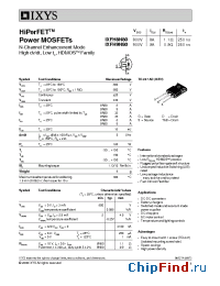 Datasheet 22N50C производства IXYS