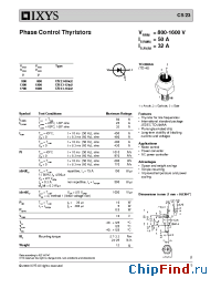 Datasheet CS23-08IO2 производства IXYS