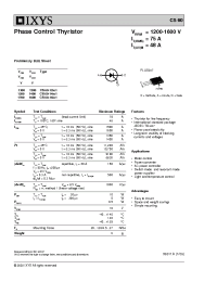 Datasheet CS60-12IO1 производства IXYS