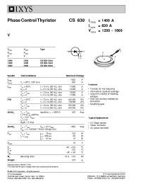 Datasheet CS630-12IO1 производства IXYS