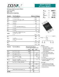 Datasheet DE375-102N10A производства IXYS