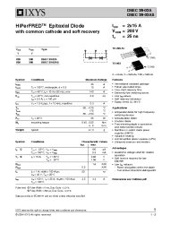 Datasheet DSEC29-02AS производства IXYS