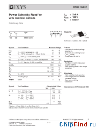 Datasheet DSSK16-01C manufacturer IXYS