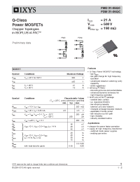 Datasheet FDM21-05QC производства IXYS