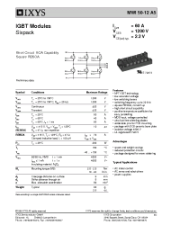 Datasheet MWI50-12A5 manufacturer IXYS
