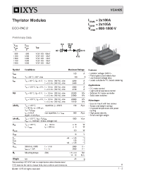 Datasheet VCA105-08IO7 производства IXYS