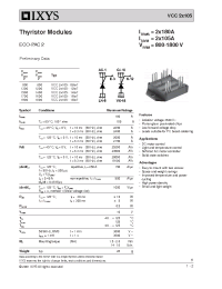 Datasheet VCC2X105-12IO7 производства IXYS
