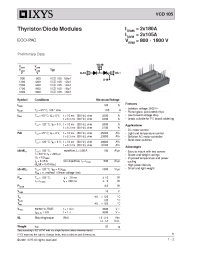 Datasheet VCD105 производства IXYS