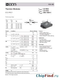 Datasheet VCK105-08IO7 производства IXYS
