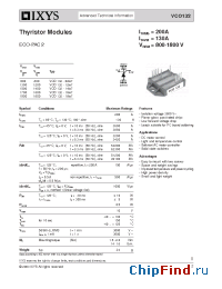 Datasheet VCO132-08IO7 производства IXYS