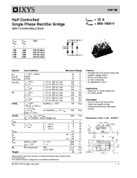 Datasheet VHF28-16IO5 производства IXYS