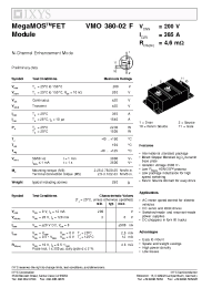 Datasheet VMO380-02F производства IXYS
