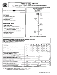 Datasheet FR153G производства JGD
