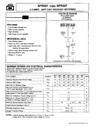 Datasheet SFR302 manufacturer JGD