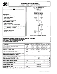 Datasheet UF5401 производства JGD