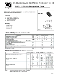 Datasheet B0540W manufacturer Jiangsu