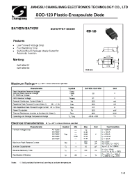Datasheet BAT43W производства Jiangsu