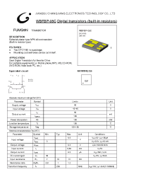 Datasheet FUMG9N-WBFBP-05C manufacturer Jiangsu