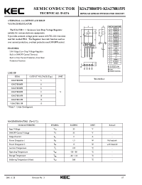 Datasheet 278R12 производства KEC