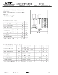 Datasheet BF421 производства KEC