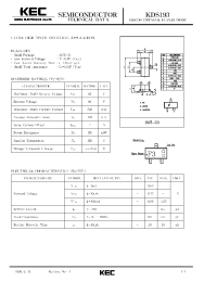 Datasheet KDS193 производства KEC