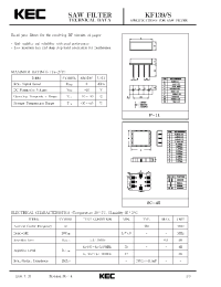 Datasheet KF139 производства KEC