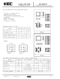 Datasheet KF458S производства KEC
