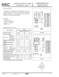 Datasheet KHB7D0N65F1 производства KEC