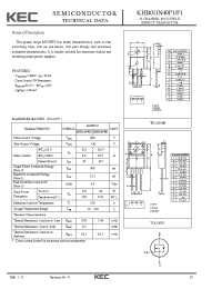 Datasheet KHB7D5N60P1 производства KEC