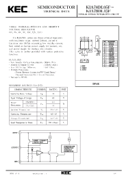 Datasheet KIA78DL05F производства KEC