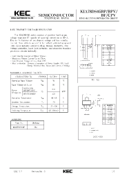Datasheet KIA78DS05CPV производства KEC
