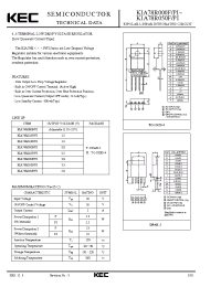 Datasheet KIA78R018F производства KEC