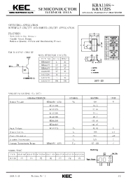 Datasheet KRA116 производства KEC