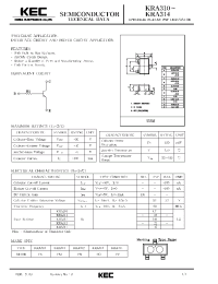 Datasheet KRA310 производства KEC