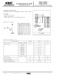 Datasheet KRC117M производства KEC