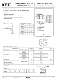 Datasheet KRC821U производства KEC