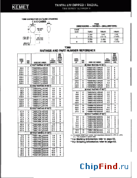 Datasheet T354C105M035AS manufacturer Kemet