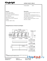 Datasheet APCA02-41MWFA производства Kingbright