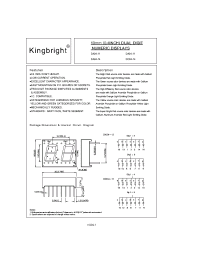 Datasheet DA04-11GWA производства Kingbright