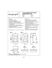 Datasheet FC56-11 производства Kingbright