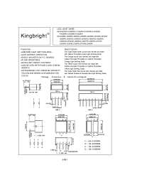Datasheet KB-2450YW производства Kingbright