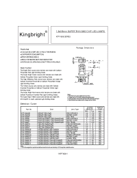 Datasheet KPT-1608HC производства Kingbright