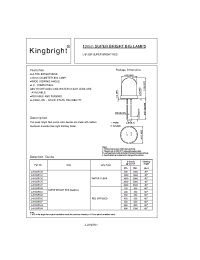 Datasheet L-813SRC-C производства Kingbright