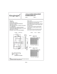 Datasheet SA50-11SRWA производства Kingbright